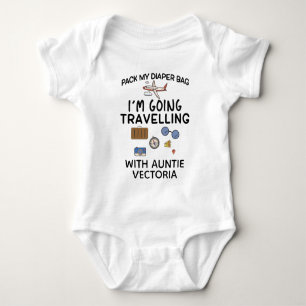 Reizen Met Tante World Cute Traveler Romper