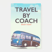 Reizen met touringcar Britse reisposter Post-it® Notes (Voorkant)