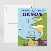 Reizen met treinduivel briefkaart (Voorkant / Achterkant)