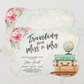 Reizen met Vrijgezellenfeest Miss t Kaart (Voorkant / Achterkant)