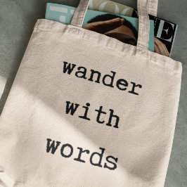 Reizen met Woorden Inspirerende Boek Liefhebber Re Tote Bag