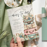 Reizen Miss naar Mrs  Floral Vrijgezellenfeest Kaart<br><div class="desc">Reizen Miss naar Mrs.  Floral Bridal Shower Invitation</div>