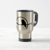 Reizen Mok - Kolibrie en Zon in Silhouette (Voorkant rechts)