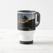 Reizen mok w handvat zonsondergang foto dennen oos (Voorkant rechts)