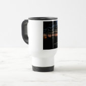 Reizen mok w handvat zonsondergang foto dennen oos (Voorkant links)