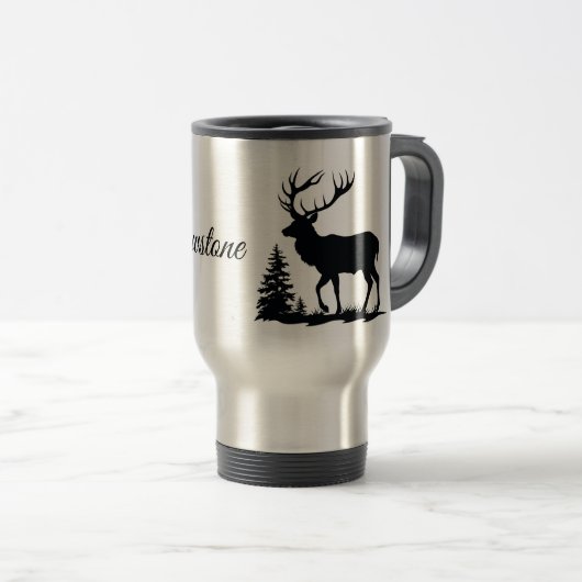 Reizen Mok-Yellowstone Elk Reisbeker (Voorkant rechts)