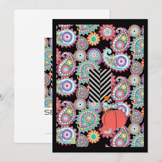 Reizen Naaien Kaart (Voorkant / Achterkant)