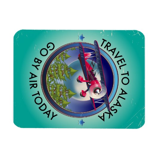 Reizen naar Alaska Magneet (Horizontaal)