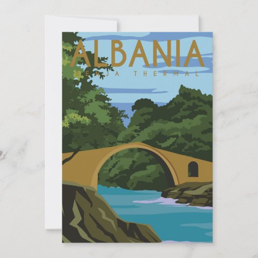 Reizen naar Albanië Kaart (Voorkant)