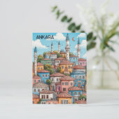 Reizen naar Ankara Turkije Briefkaart (Staand voorkant)