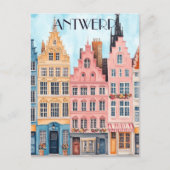 Reizen naar Antwerpen België Briefkaart (Voorkant)