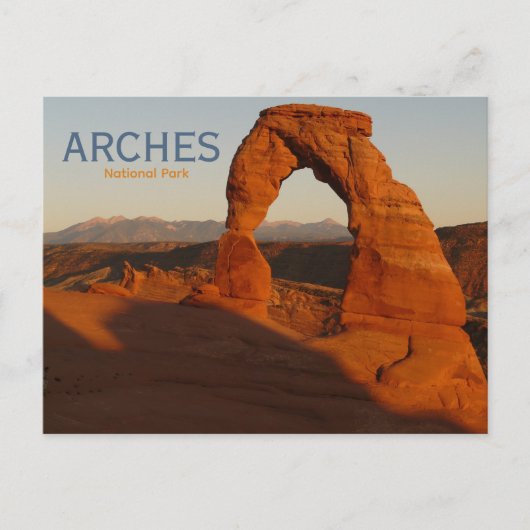 Reizen naar Arches National Park Briefkaart (Voorkant)