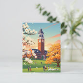 Reizen naar Auburn Alabama Briefkaart (Staand voorkant)