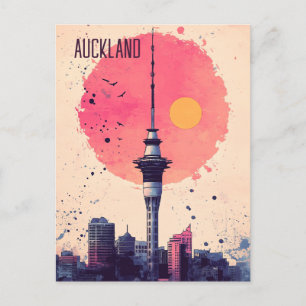 Reizen naar Auckland Nieuw-Zeeland Briefkaart