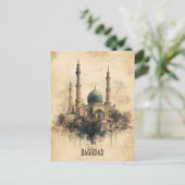 Reizen naar Bagdad Irak Briefkaart (Staand voorkant)