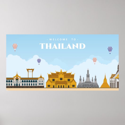 Reizen naar Bangkok Poster (Voorkant)
