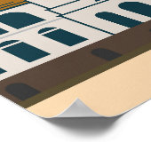 Reizen naar Bangkok Poster (Hoek)