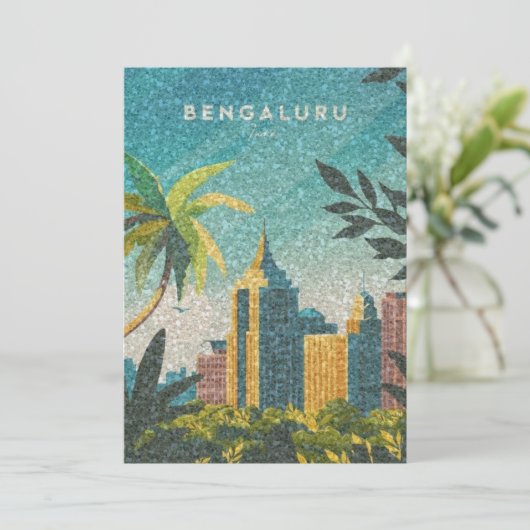 Reizen naar BENGALURU Kaart (Staand voorkant)