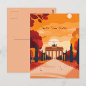 Reizen naar Berlijn Briefkaart (Voorkant / Achterkant)