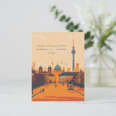 Reizen naar Berlijn Briefkaart (Staand voorkant)