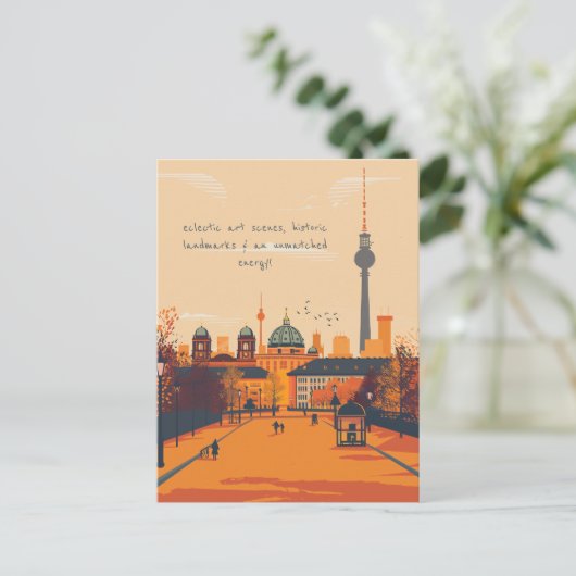 Reizen naar Berlijn Briefkaart (Staand voorkant)