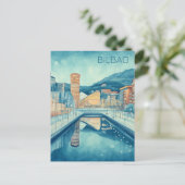 Reizen naar Bilbao Spanje Briefkaart (Staand voorkant)
