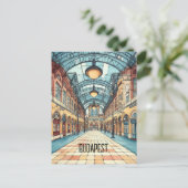 Reizen naar Boedapest Hongarije Briefkaart (Staand voorkant)