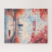 Reizen naar Boston USA Legpuzzel (Horizontaal)