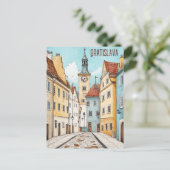 Reizen naar Bratislava Slowakije Briefkaart (Staand voorkant)