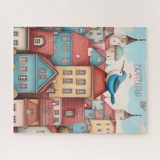 Reizen naar Bratislava Slowakije Legpuzzel (Horizontaal)