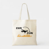 Reizen naar Cancun Mexico Tote Bag (Achterkant)