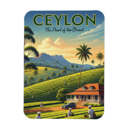 Reizen naar Ceylon Sri Lanka Magneet