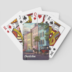 Reizen naar Charleston South Carolina Pokerkaarten
