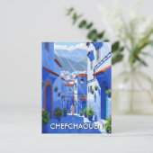 Reizen naar Chefchaouen Marokko Briefkaart (Staand voorkant)