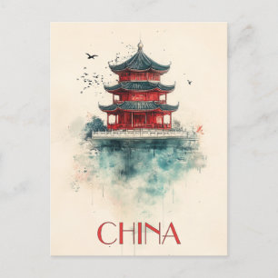 Reizen naar China Briefkaart