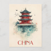 Reizen naar China Briefkaart (Voorkant)
