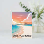 Reizen naar Christmas Island Briefkaart (Staand voorkant)