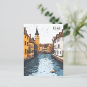 Reizen naar Colmar Frankrijk Briefkaart (Staand voorkant)