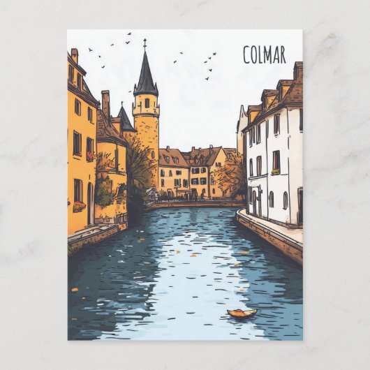Reizen naar Colmar Frankrijk Briefkaart (Voorkant)