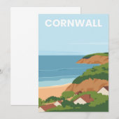 Reizen naar Cornwall Kaart (Voorkant / Achterkant)