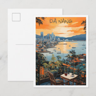 Reizen naar Da Nang Vietnam Esthetiek Briefkaart