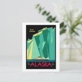 Reizen naar de speciale cruises Alaska AK Taku Gla Briefkaart (Staand voorkant)