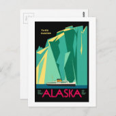 Reizen naar de speciale cruises Alaska AK Taku Gla Briefkaart (Voorkant / Achterkant)
