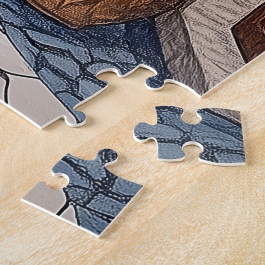 Reizen naar Doha Qatar Legpuzzel (Zijkant)