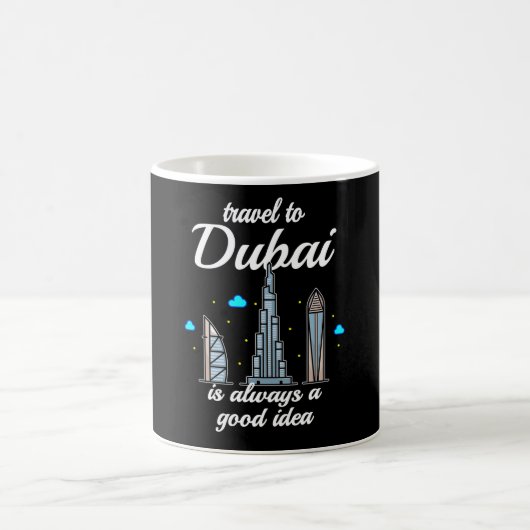 Reizen naar Dubai is altijd een goed idee Koffiemok (Center)