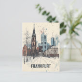 Reizen naar Frankfurt am Main Duitsland Briefkaart (Staand voorkant)