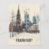 Reizen naar Frankfurt am Main Duitsland Briefkaart (Voorkant)
