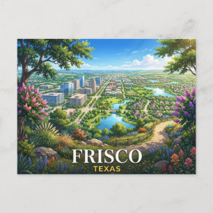 Reizen naar Frisco Texas Briefkaart