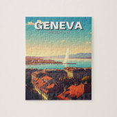Reizen naar Genève Zwitserland Legpuzzel (Verticaal)