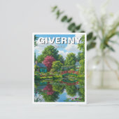 Reizen naar Giverny France Briefkaart (Staand voorkant)